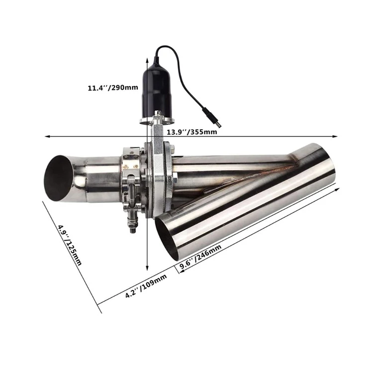 Exhaust Brake Valve Assembly and Exhaust butterfly Valve in Stainless Steel Performance