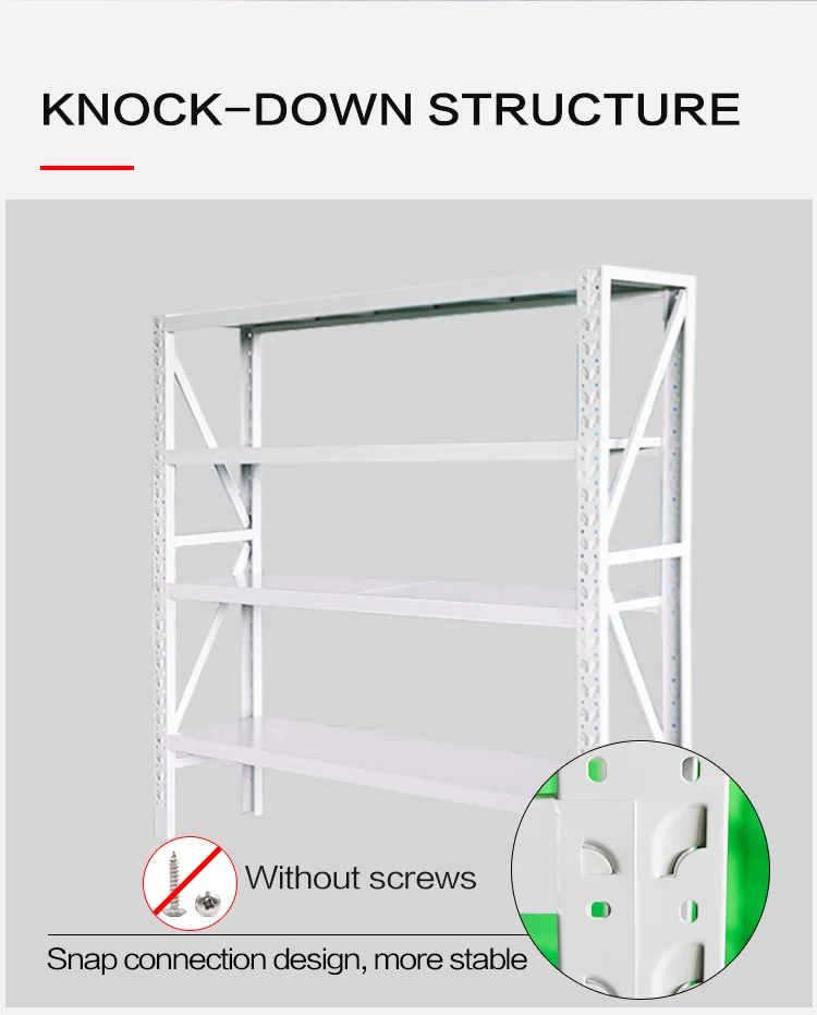 Packed Steel Racks Heavy Duty Steel Racks Shelving Units Commercial Warehouse Storage ...