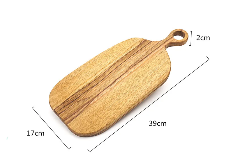 Kitchen Restaurant Zabra Wood Bread Cheese Cutting Chop Board With ...