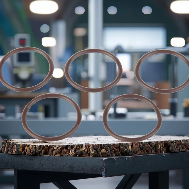 Dynamic static sealing automotive o ring industrial environments customized size brown silicone o ring