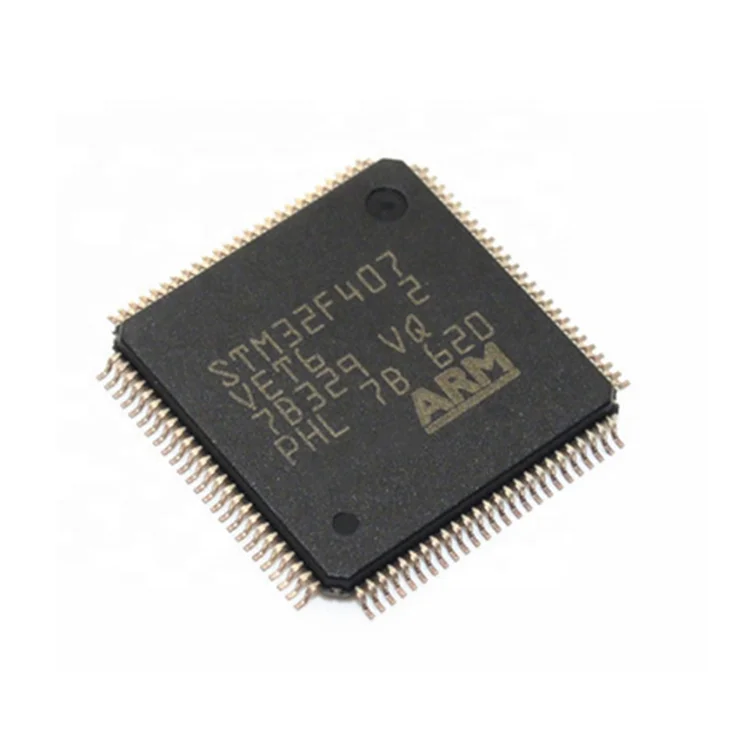 stm32f407vet6 original arm cortex-m4 lqfp64 32bit mcu ic chips m