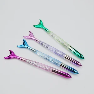 Novelty Custom Pens Promotional Gift Floating Mermaid Gel Pen Creative Ballpoint Pen