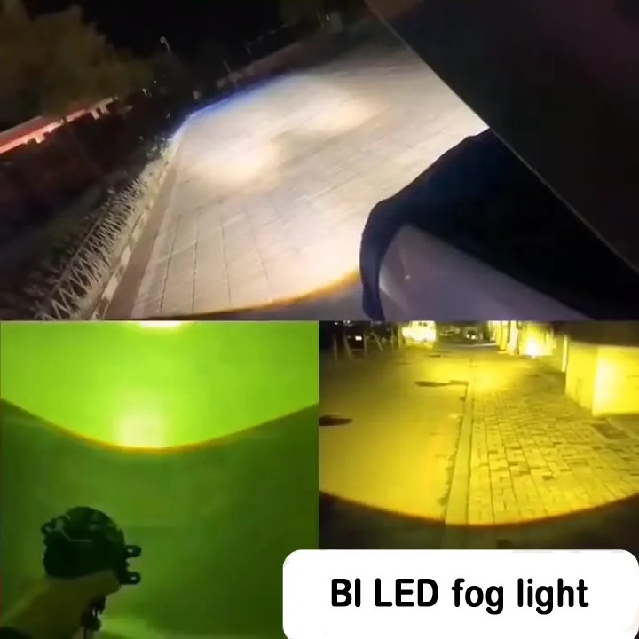 White / Yellow Bi Led Projector Lens Fog Light Lamp for Suzuki Swift Ignis Jimny Ciaz Ertiga Grand Vitara
