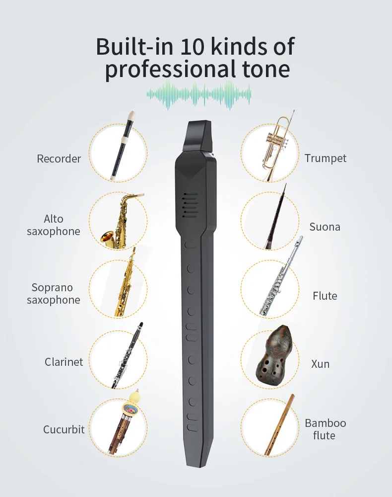 2022 Electronic Saxophone Mini Recorder Electronic Saxophone Electronic