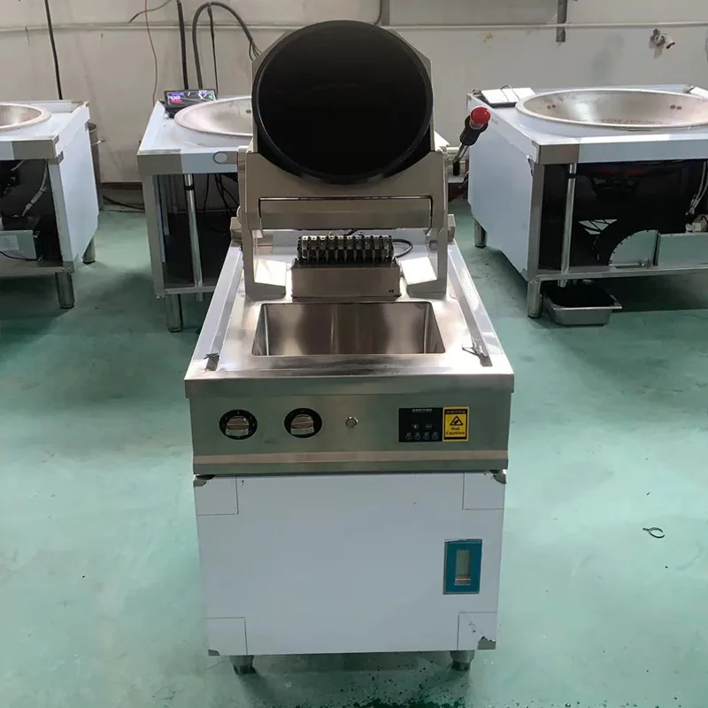 Restaurant Cooking Robot Cooker Chef Rotate Rotating Automated Wok Cooking Machine Induction Fry Fried Rice Machine