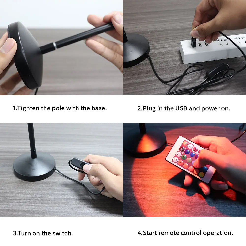 Smart Ufo Sunset Lamp,16 Colors Sunset Projector Lamp Usb Rgb Sunset