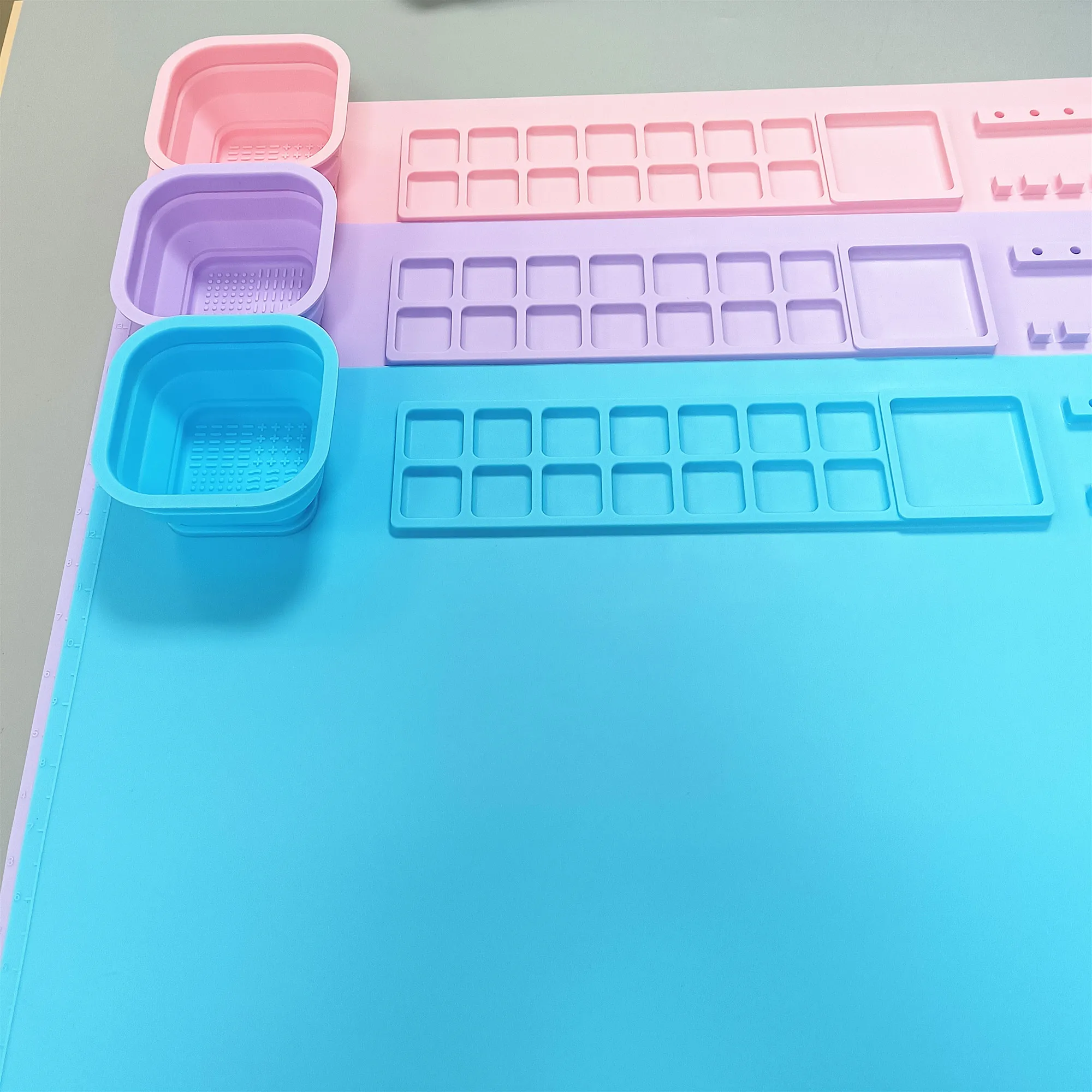 Usse Customized Silicone Craft Mat,Silicone Art Mat With Cup Craft