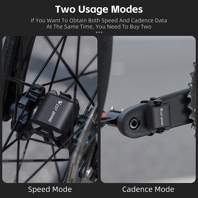 Waterproof Cadence Sensor for Cycling - GPS Enabled, Compatible with Bike  Computers & Smartphones, Long Battery Life