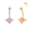 Silver-pink zircon