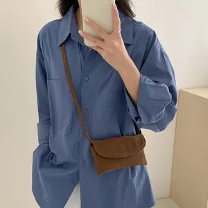 Custom Bolsas Personalizadas Small Casual Suede Shoulder Bag Women Sling Crossbody Mini Cross Body Bags for Women