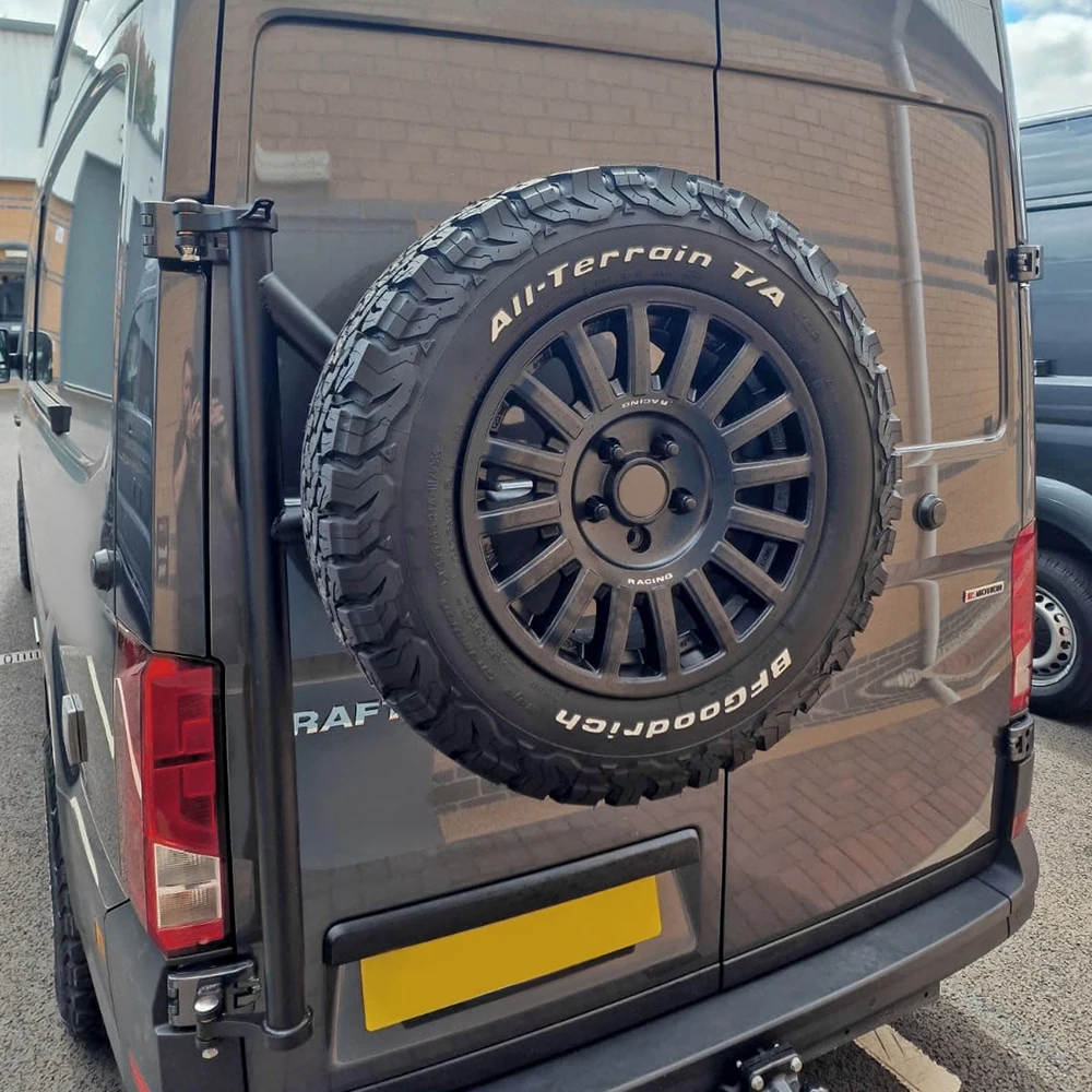 REAR DOOR SPARE WHEEL CARRIER and REAR LADDER FIT for VW CRAFTER