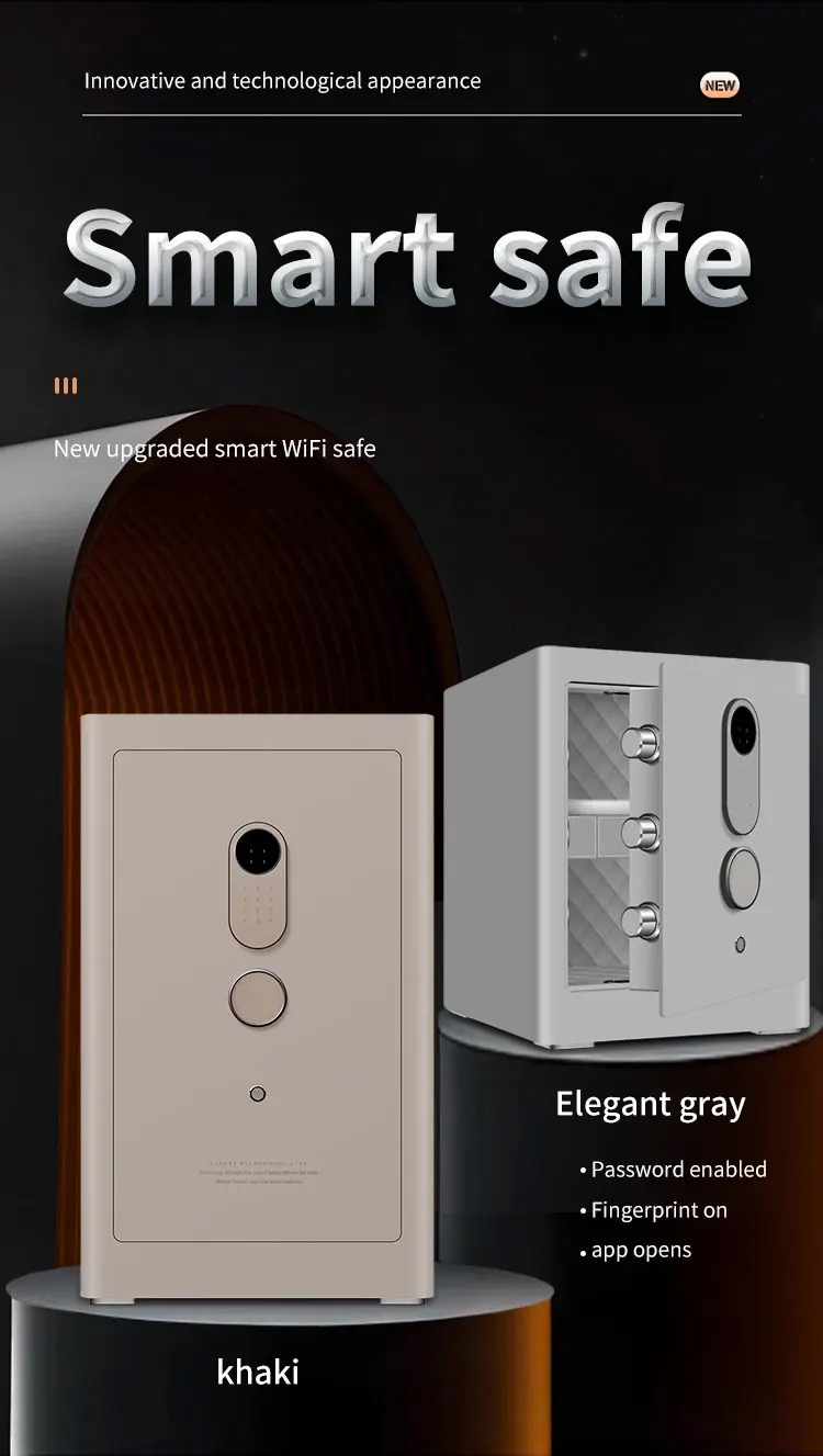 CEQSAFE Safe Box for Hotel Anti-theft Safe Box Passoward Fingerprint Safes with TUYA APP WIFI factory