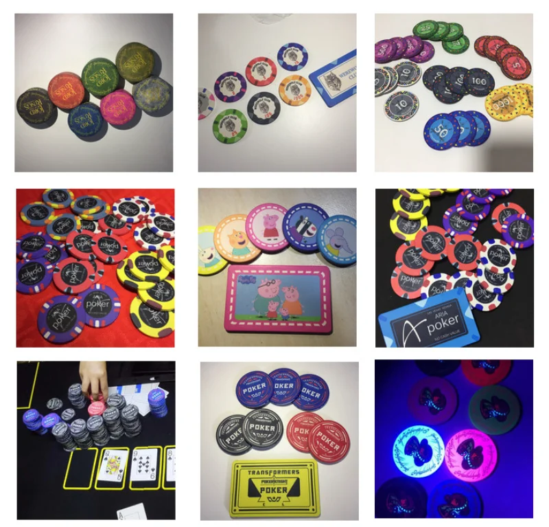 Custom High Quality 14g Casino Ceramic Clay Poker Chips,Cheap Poker