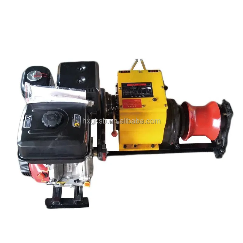 Bull Wheel Machine Dual-bull Wheel Motorized Cable Pulling Winch Cable Laying Equipment ...