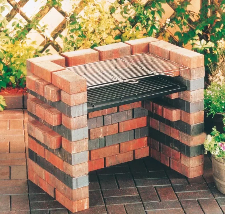 Diy brick purchases grill