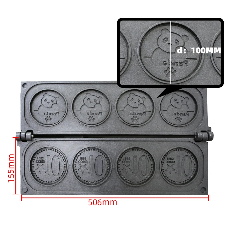 Fully Automatic Coin Waffle Maquina Automaticaes Para Hacer Barquillo De Cono Helado Oblea Machine