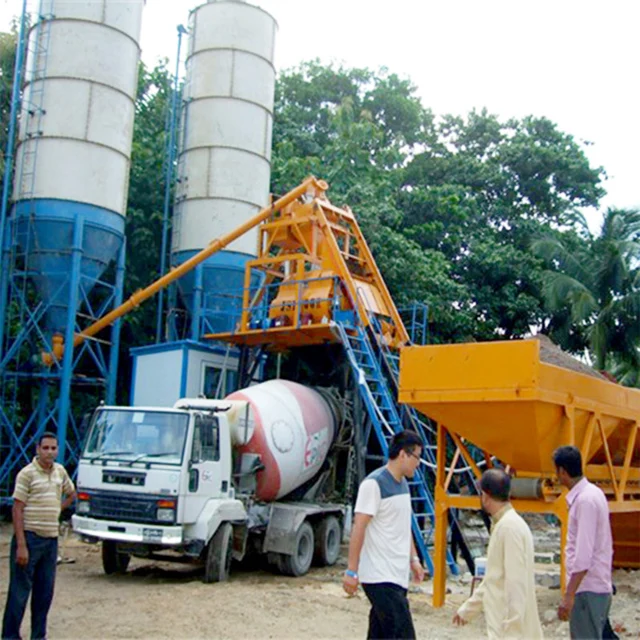 Powerful Hzs25 Concrete Mixing Plant Silo Seal Operator Training Batching Plant Cost Price in Turkey