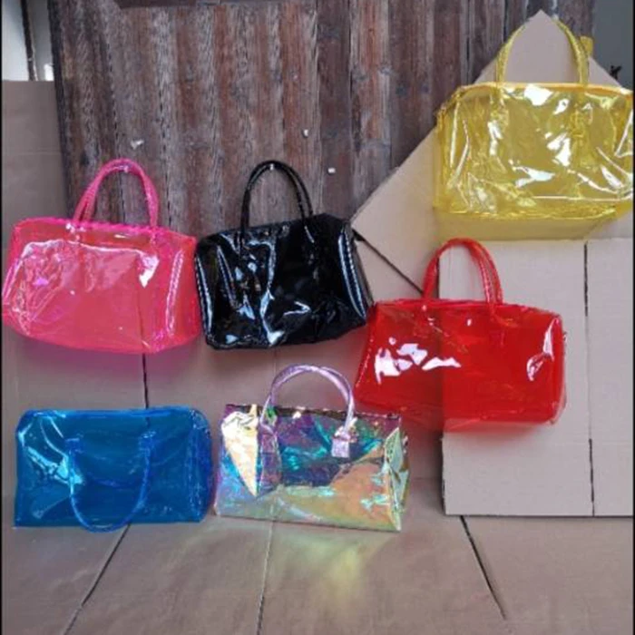 Holographic louis discount vuitton duffle bag