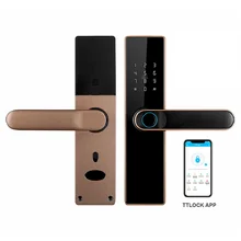 Inteligente Smart Fingerprint Lock Door Biometric Intelligent Electronic Fingerprint WiFi TTLock Door Lock