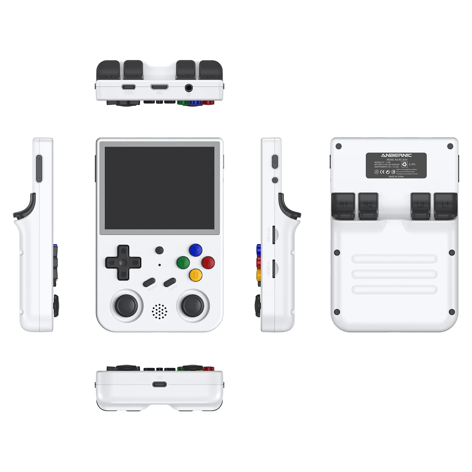 ANBERNIC RG353V クリアゲーム機 Anbernic RG353V 実機本音レビュー 縦型中華ゲーム機の決定版