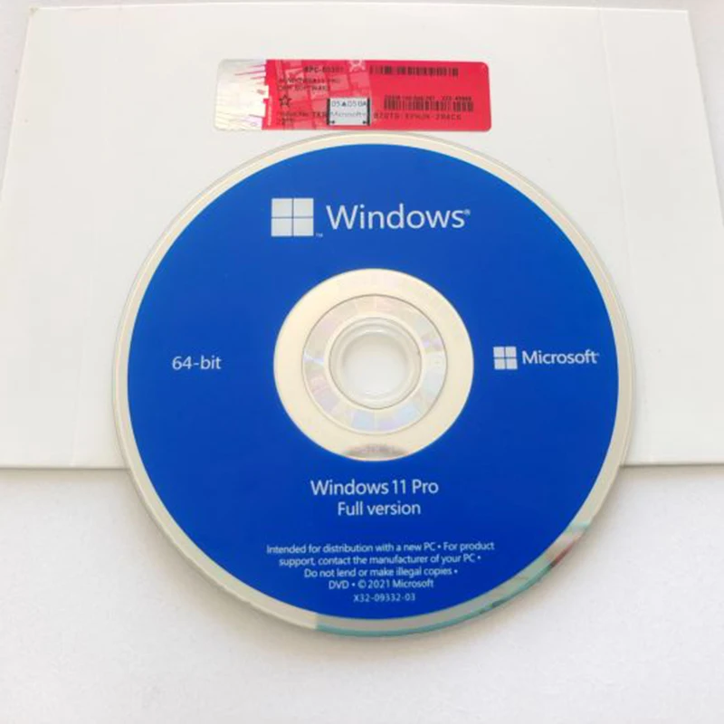 Envío de la caja de las ventanas 11 dominantes de la licencia de Windows 11 del paquete del DVD de Microsoft Windows 11 favorables favorables favorable rápidamente