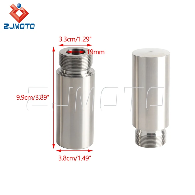 Motorcycle Fork Tube 3in Extension for Harley Dyna Glide Sportster XL1200 XL883 2000-2021