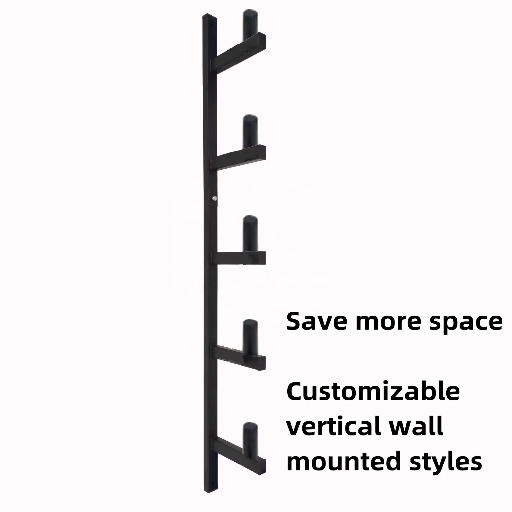 Custom Salon Store Wall Mounted Rack Holder Human Lace Front Braiding Hair Extensions Wigs Model Head Sample Metal Display Stand