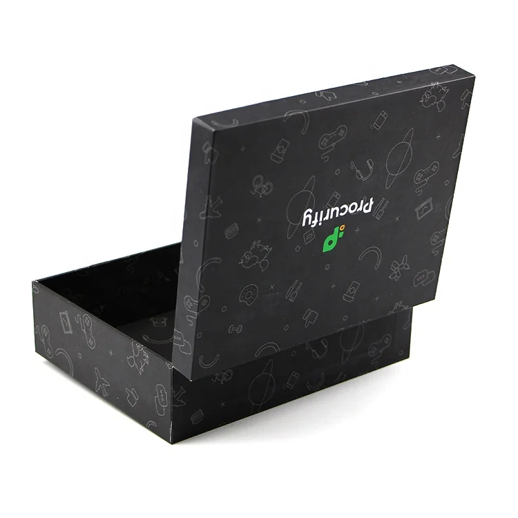 Изготовленным на заказ логосом магнитная бумага подарочная коробка 7-дюймовый ЖК-дисплей для отображения рекламных видео-подарочная коробка