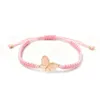 Bracelet papillon, rose