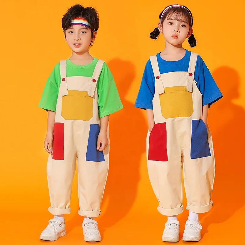 Planam Kids Dungarees - Children's Work Trousers / Carnival Costume - Mixed Fabric