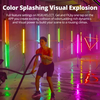 Godox TL120 TL120-K4 Pavo Tube Light RGB Color Photography Light Handheld Light Stick with APP Remote Control for Photos Video detail image