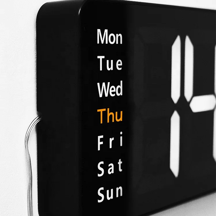 Multi-function Modern Home Living Room Office Deco Reloj De Pared Digital Table Desk Clocks LED Large Screen Clock Wall