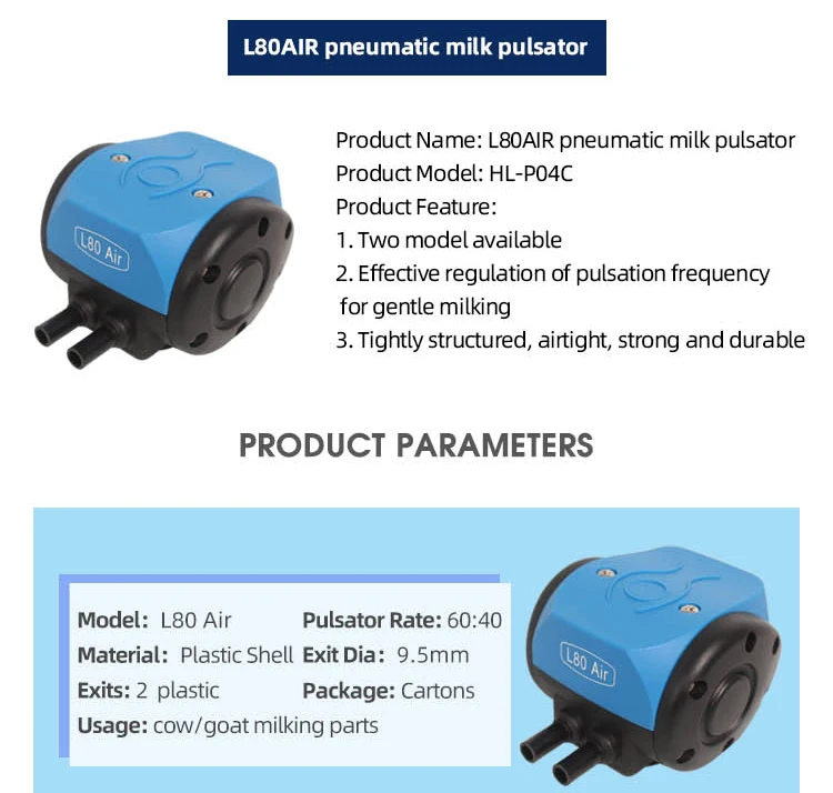Details about   10pcs L80 Pneumatic Pulsator for Cow Milker Milking Machine Dairy Farm Cattle 