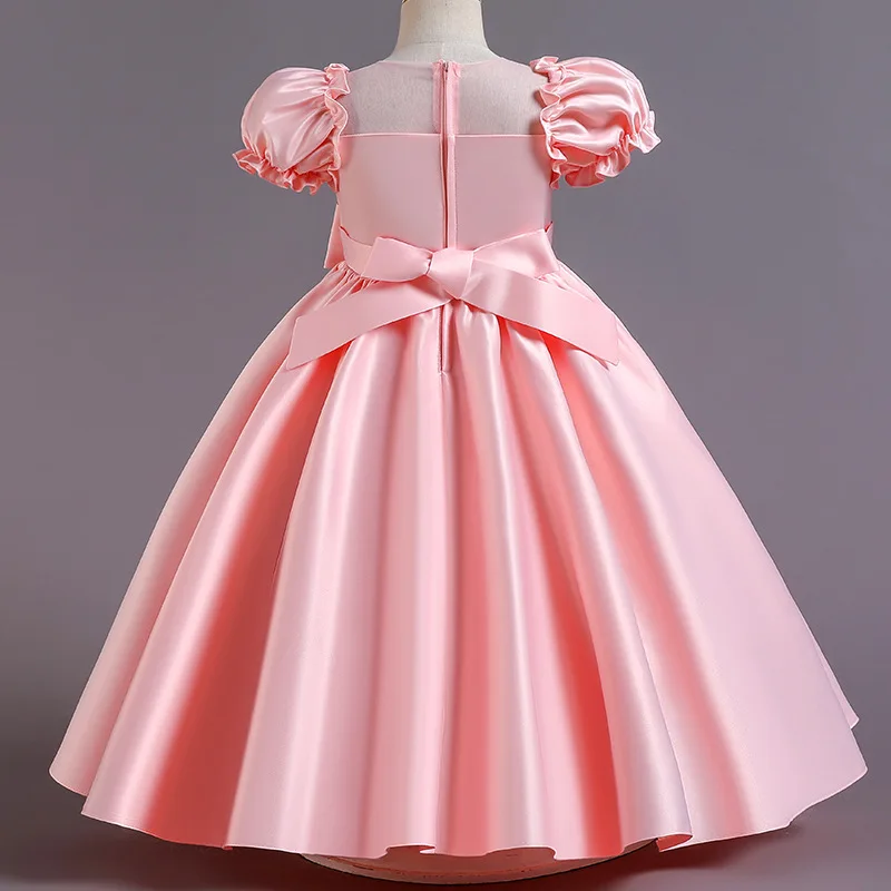 Elegant Style Bubble Sleeved Princess Dress For Girls Of 10 Yearold ...