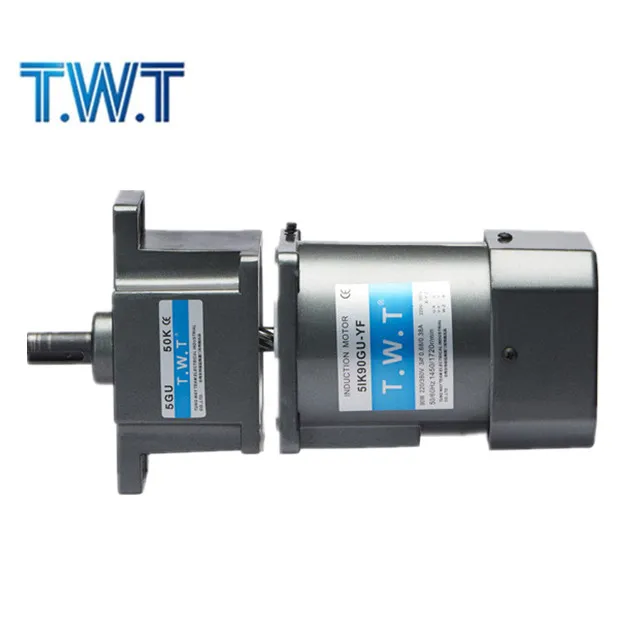 Twt Reducer Speed Control Motor 90-1350 1650 Rpm 220v 60hz Single Phase Ac Motor 150 Watts