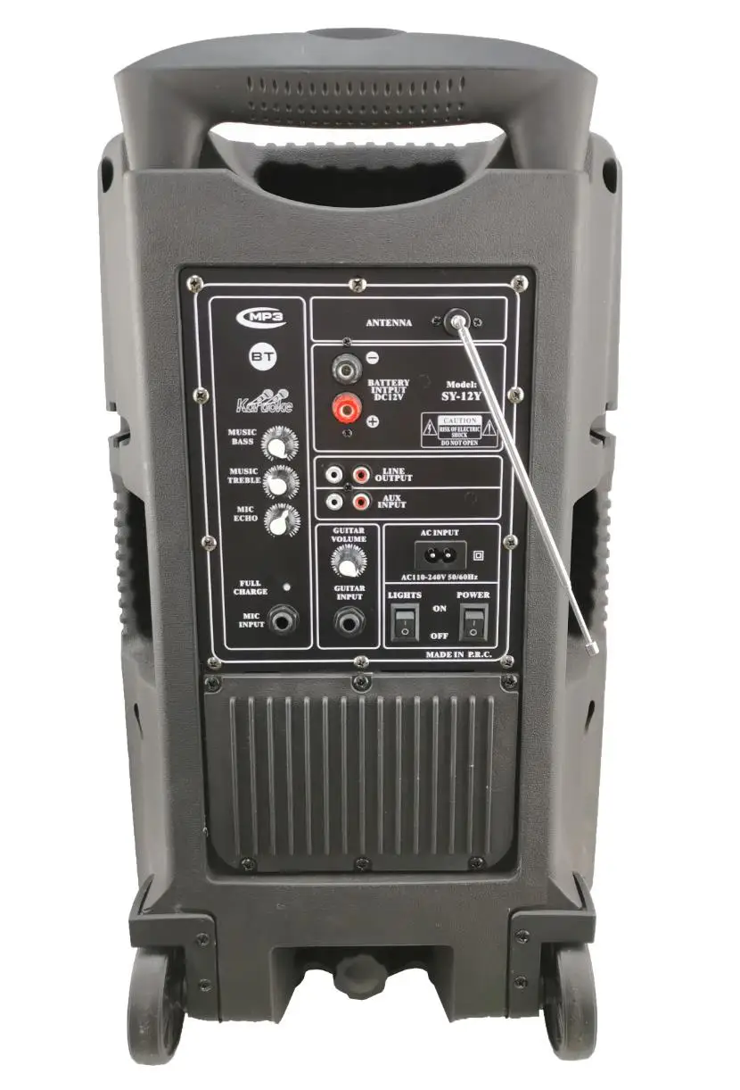 SONICNY OUTDOOR KARAOKE DANCING HOME MOBILE WATERPROOF SIMPLE USB SET 12 INCH FACTORY SPEAKER - ANKUX.COM