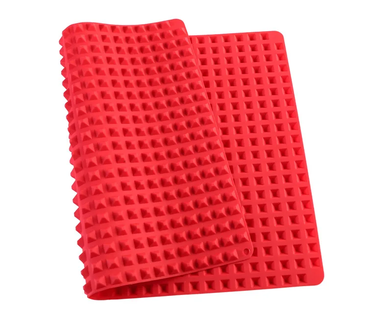 Silicone Pyramid Grilled Chicken Mat Oil Sealer Baking Mat for Outdoor BBQ Oven Baking Cookie Bread Cooking Tool manufacture