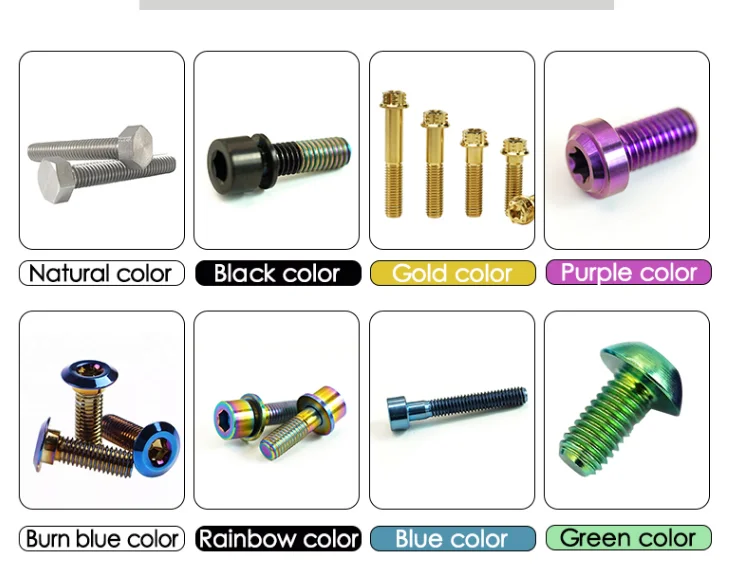 customized titanium bolt customized titanium bolt
