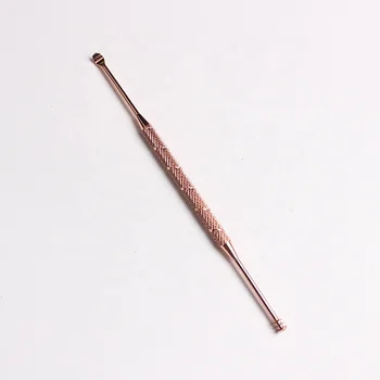 Hot Selling High Quality Rose Gold Stainless Steel Ear Cleaner Wax Removal Tool Sticks Earwax Ear Cleanser Spoon Health