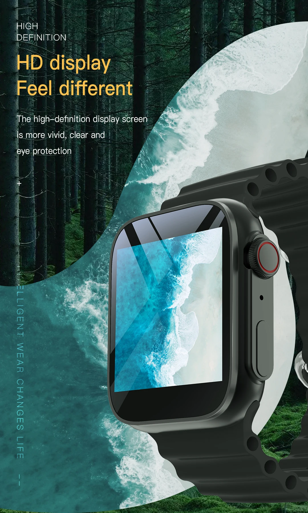 Smart Wear Watch Dual Bt Call Health Monitoring Multiple Sports Smart