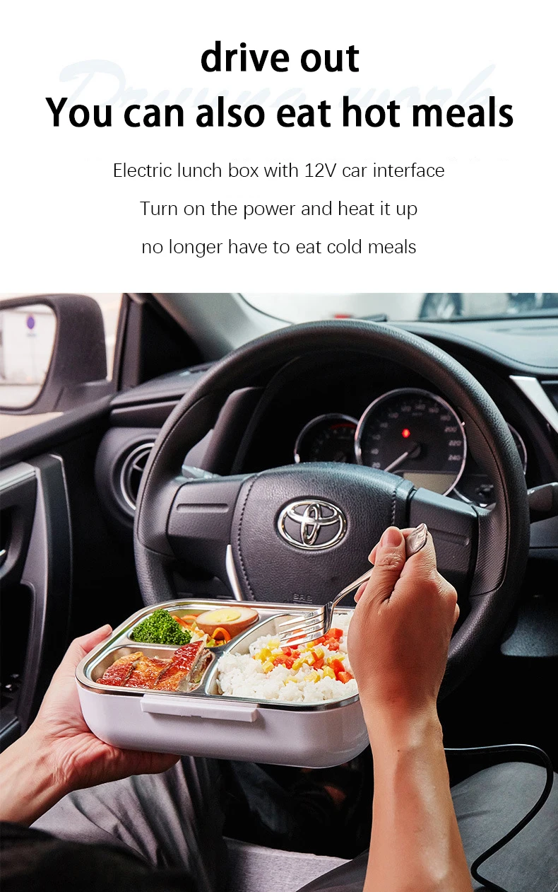 Steamed Rice Magic Intelligent Electric Lunch Box For Car 12v 60w