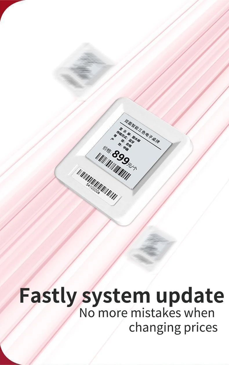 Led Price Tag Supermarket E Ink Digital Price Tag Electronic Shelf