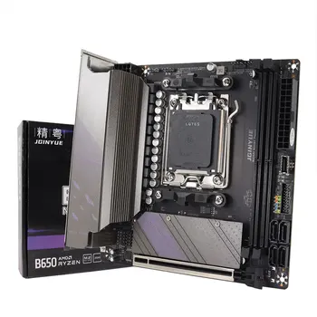 JGINYUE B650i Night Devil Mini ITX Motherboard: AM5 Support, DDR5