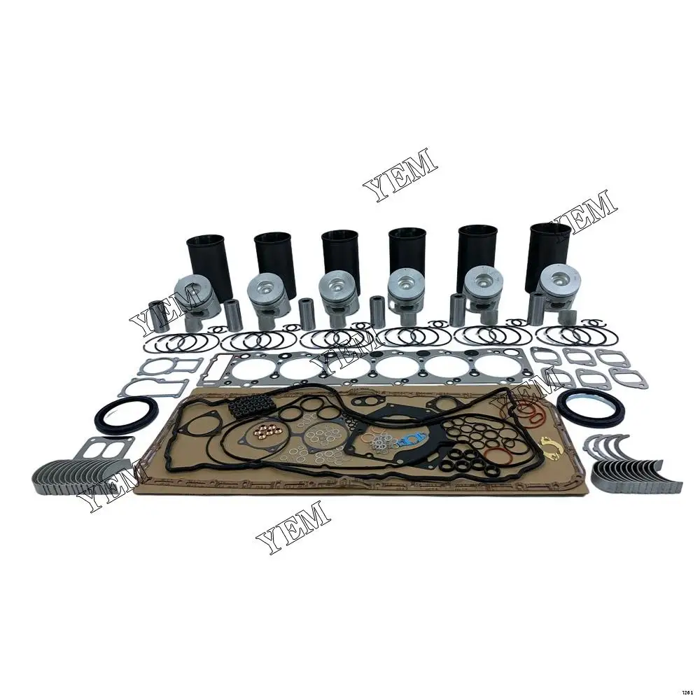 6HK1 Overhaul Kit With Engine Bearings Cylinder Piston Rings Full Gasket Kit for Isuzu