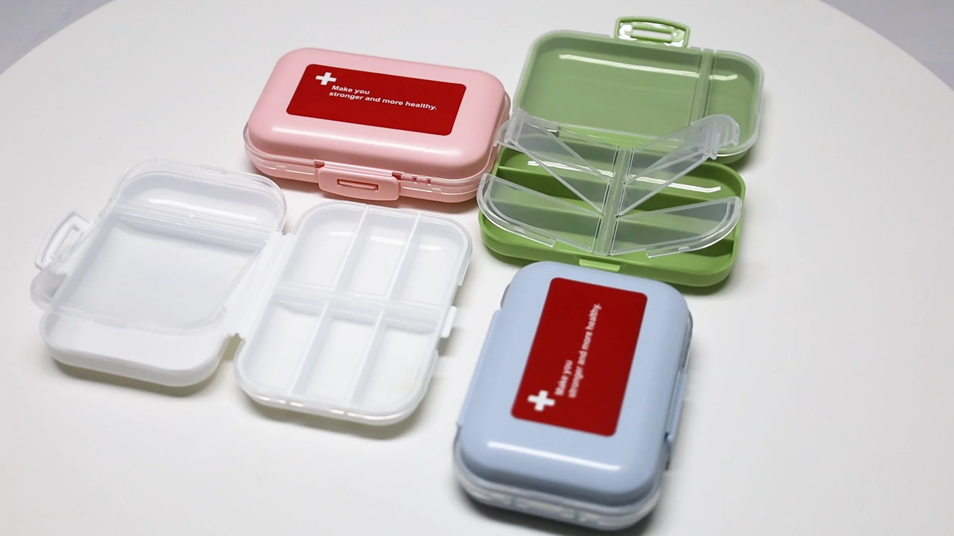 March Expo 2023 Medical Promotional Gifts Square Pill Cases 8