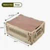 M - 20L - avec Couvercle en Bois - Sable Kaki