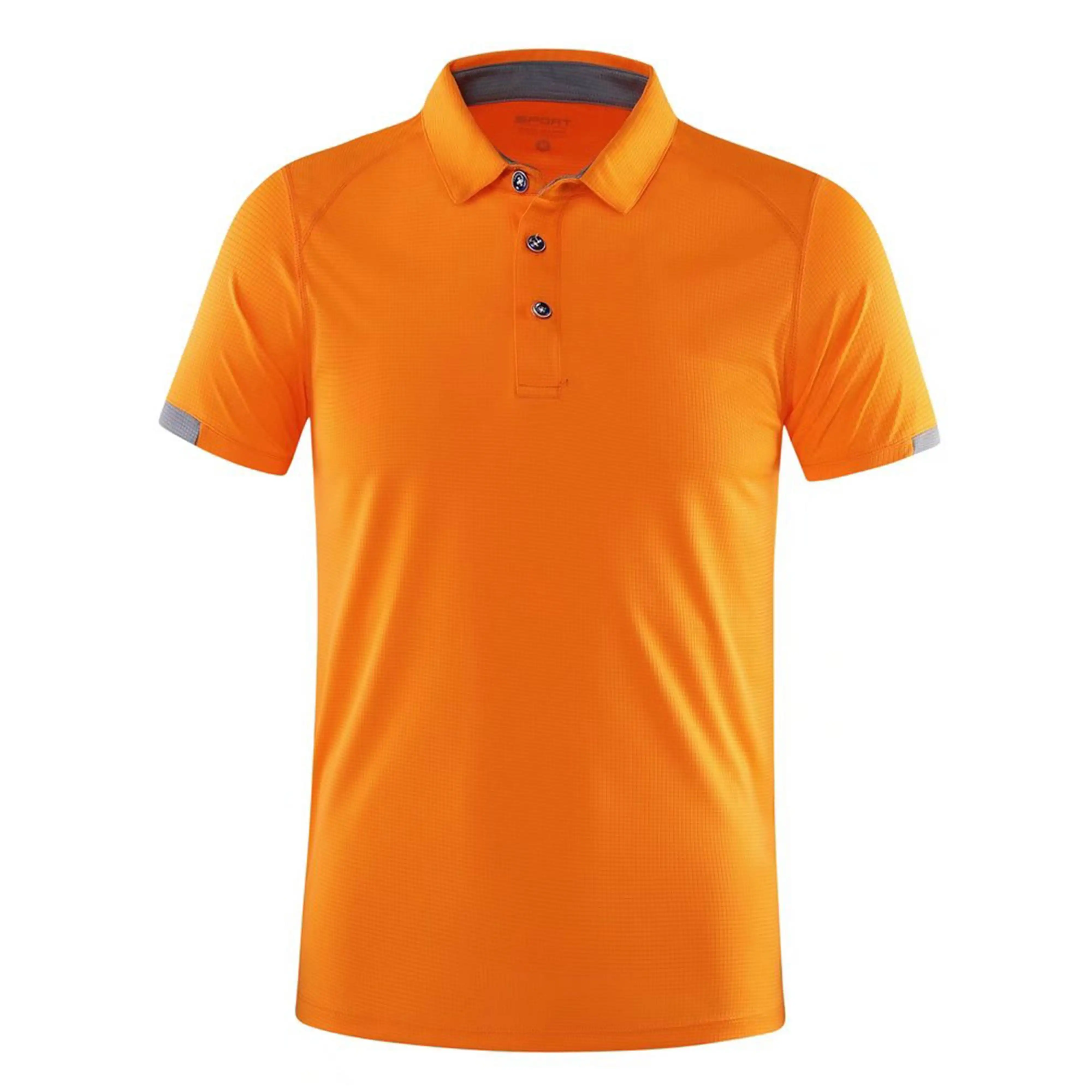Plus Size Custom Golf Polo Shirt Quick Dry 100% Polyester T Shirt ...