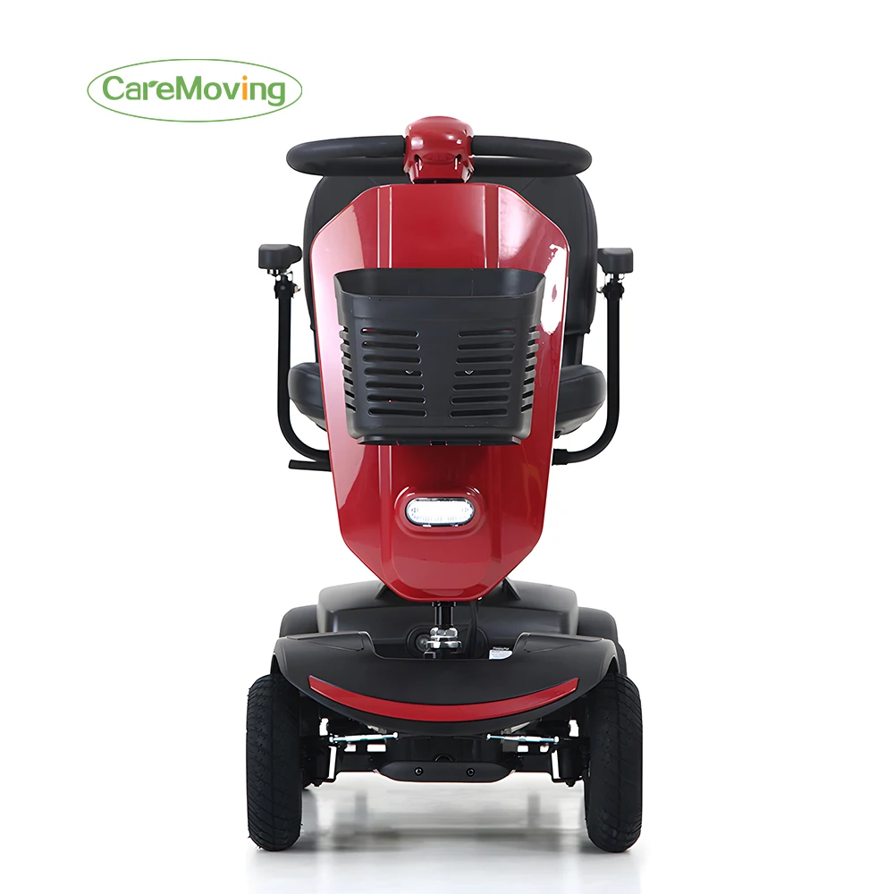 Handicapped Ready Vehicles Detachable 4 Wheel Folding Electric Mobility Scooter for Seniors Disabled