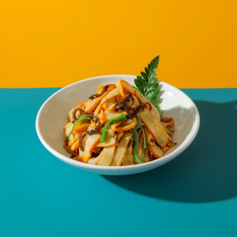 Highly Competitive Prices Factory Stock Frozen Appetizer Seasoned Squid Salad Chuka Ika Sansai for Sushi