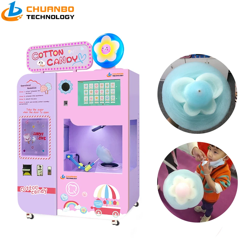 Smart Automatic Electric Sale Commercial Cotton Floss Candy Making ...